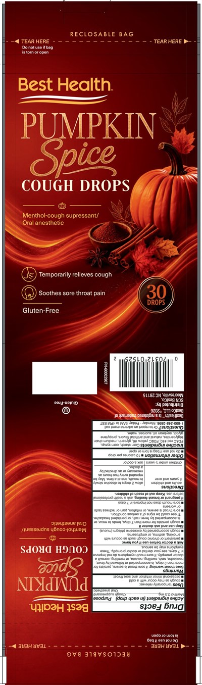 Best Health Pumpkin Spice 30ct Cough Drops (Best Health Pumpkin Spice 30ct Cough Drops)